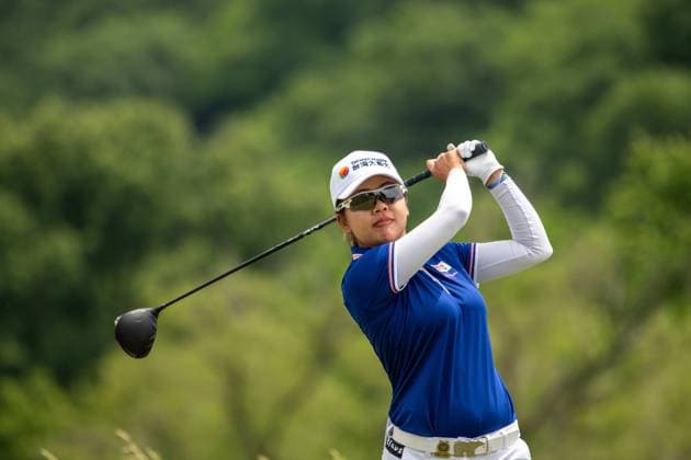 June 2, 2024, Lancaster, Pennsylvania, USA: WEI-LING HSU, of Taiwan, hits off the second tee during the third round of the U.S. Women s Open golf tournament at Lancaster Country Club. LPGA, Golf Damen 2024: U.S. Womens Open  - ZUMA 20240602_mda_m267_272 Copyright: xDavidxMusex
