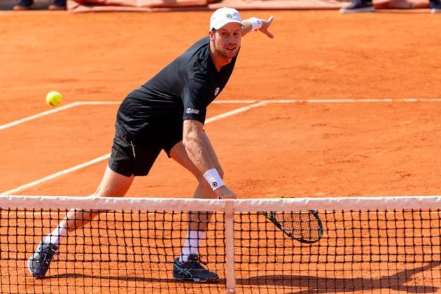 2024-06-03 2024 French Open Day 9 PARIS, FRANCE - JUNE 3: Botic van de Zandschulp of the Netherlands during Day 9 of the 2024 French Open at Roland Garros on June 3, 2024 in Paris, France. (Photo by Marleen Fouchier BSR Agency) Paris France Content not available for redistribution in The Netherlands directly or indirectly through any third parties. Copyright: xBSRxAgencyx