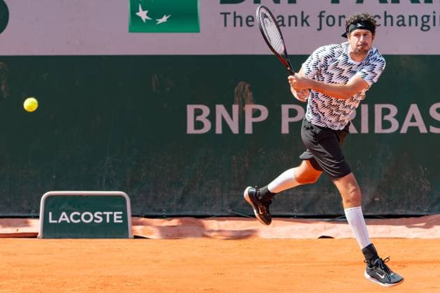 2024-06-03 2024 French Open Day 9 PARIS, FRANCE - JUNE 3: Robin Haase of the Netherlands during Day 9 of the 2024 French Open at Roland Garros on June 3, 2024 in Paris, France. (Photo by Marleen Fouchier BSR Agency) Paris France Content not available for redistribution in The Netherlands directly or indirectly through any third parties. Copyright: xBSRxAgencyx