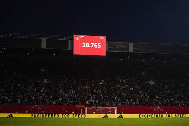 Number of spectators GER, Germany vs Poland, Women, Football, European Championship Qualification, Matchday 3, Season 2023 2024, 31 05 2024 GER, Germany vs Poland, Women, Football, European Championship Qualification, Matchday 3, Season 2023 2024, 31 05 2024 Rostock Copyright: xEibner-Pressefoto MarcelxvonxFehrnx EP_MFN
