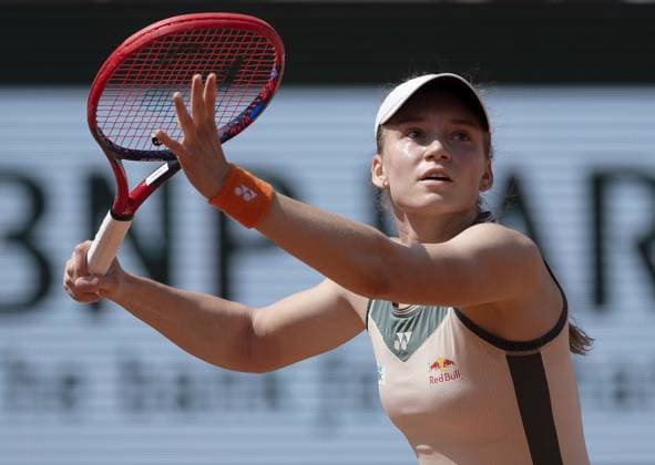 Elena Rybakina of Kazakhstan in action French Open Tennis, Day 9, Tennis, Roland Garros, Paris, France - 03 June 2024  Copyright: xEllaxLing Shutterstockx 14519130i