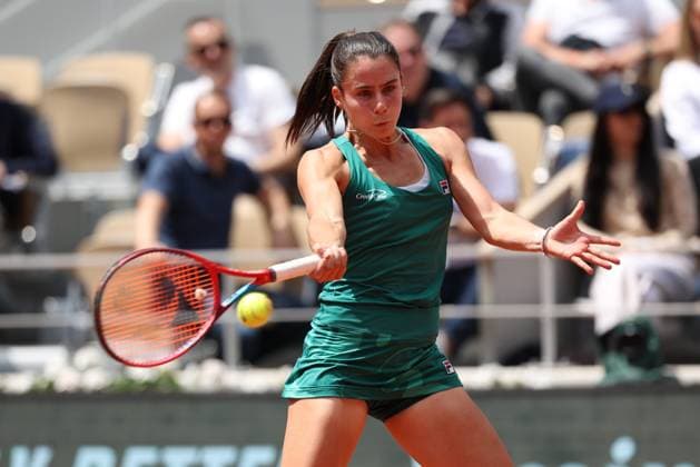 ROLAND GARROS 2024 Thierry Larret Maxppp. Tennis. Roland Garros 2024. Internationaux de France de tennis. Stade Roland Garros, Paris (75). Le 2 juin 2024. Court Philippe Chatrier : Emma NAVARRO (USA vs Aryna SABALENKA (RUS) PARIS (75) STADE ROLAND GARROS PARIS ILE DE FRANCE FRANCE  Copyright: xThierryxLarret MAXPPPxThierryxLarretx TL_20240603_0139 0492810559st