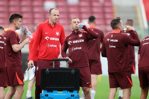 WARSZAWA 03.06.2024 TRENING REPREZENTACJI POLSKI--- POLISH FOOTBALL national team, Nationalteam TRAINING SESSION IN WARSAW KRZYSZTOF PIATEK MARCIN BATOR KAMIL GROSICKI FOT. PIOTR KUCZA FOTOPYK NEWSPIX.PL --- Newspix.pl  240603PYK100