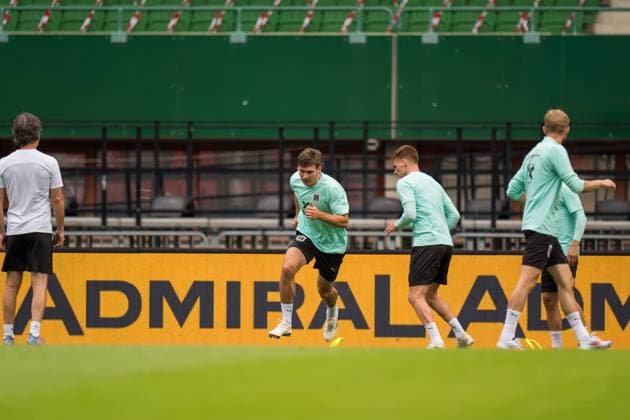 SOCCER - AUT vs SRB, test match VIENNA,AUSTRIA,03.JUN.24 - SOCCER - OEFB International Friendly, Länderspiel, Nationalmannschaft match, Austria vs Serbia, preview, training Team AUT. Image shows Maximilian Woeber (AUT).  GEPAxpictures xJohannesxFriedl