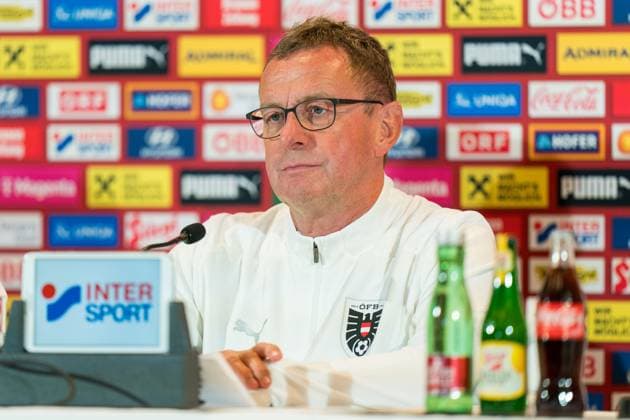 SOCCER - AUT vs SRB, test match VIENNA,AUSTRIA,03.JUN.24 - SOCCER - OEFB International Friendly, Länderspiel, Nationalmannschaft match, Austria vs Serbia, preview, press conference, PK, Pressekonferenz Team AUT. Image shows head coach Ralf Rangnick (AUT). GEPAxpictures xJohannesxFriedl