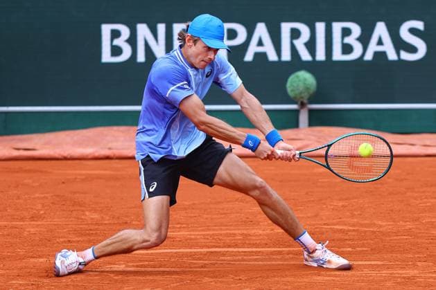 2024.06.03 Paryz Tenis French Open Roland Garros 2024 Alex De Minaur - Daniil Medvedev N Z Alex De Minaur Foto Pawel Andrachiewicz PressFocus 2024.06.03 Paris Tennis French Open Roland Garros 2024 Alex De Minaur - Daniil Medvedev Alex De Minaur Photo Pawel Andrachiewicz PressFocus NEWSPIX.PL --- Newspix.pl POLAND OUT!  20240603_PF_PA137