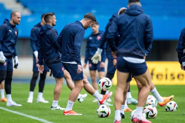 SOCCER - AUT vs SRB, test match VIENNA,AUSTRIA,03.JUN.24 - SOCCER - OEFB International Friendly, Länderspiel, Nationalmannschaft match, Austria vs Serbia, preview, training Team SRB. Image shows the team of SRB.  GEPAxpictures xJohannesxFriedl