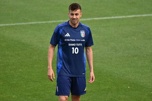 Italian player Stephan El Shaarawy during Italy training session, UEFA European Football Championship in Florence, Italy, June 03 2024  Copyright: xLisaxGuglielmi IPAxSportx xipa-ax xx IPA_46789410 IPA_Agency_IPA46789410