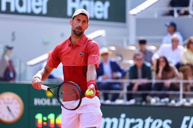 2024.06.03 Paryz Tenis French Open Roland Garros 2024 Novak Djokovic - Francisco Cerendolo N Z Novak Djokovic Foto Pawel Andrachiewicz PressFocus 2024.06.03 Paris Tennis French Open Roland Garros 2024 Novak Djokovic - Francisco Cerendolo Novak Djokovic Photo Pawel Andrachiewicz PressFocus NEWSPIX.PL --- Newspix.pl POLAND OUT!  20240603_PF_PA156