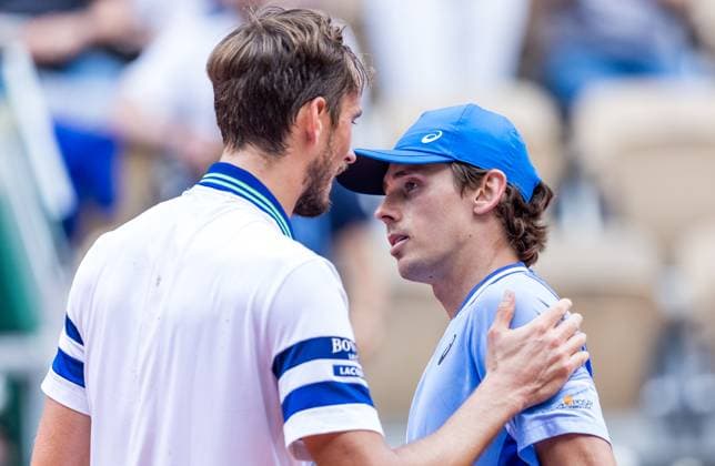 2024 French Open - Day 9 Daniil Medvedev and Alex De Minaur are competing during Roland Garros 2024 in Paris, France, on June 03, 2024. Paris France  Copyright: xFotoxOlimpikx originalFilename:jastrzebowski-frenchop240603_npfiV.jpg