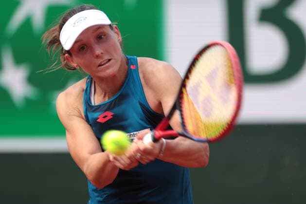 3rd June 2024; Roland Garros, Paris, France; 2024 French Open Tennis tournament, Day 9; Varvara Gracheva (rus fra) in action during her match versus Mirra Andreeva of Russia, aged 17  ActionPlus12650664 JonxBromley