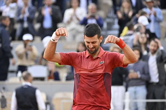Tennis : Roland Garros 2024 - France - Novak Djokovic - Serbie Tennis : Roland Garros 2024 - France - 03 06 2024 ChrysleneCaillaud Panoramic 
