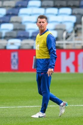 June 3, 2024, Minneapolis, Minnesota, USA: South Korea s women national soccer team coach COLIN BELL during an open practice ahead of the United States vs South Korea womenÃ¢â‚¬â ¢s International Friendly, Länderspiel, Nationalmannschaft match at Allianz Field in St. Paul. Minneapolis USA - ZUMAg254 20240603_zsp_g254_018 Copyright: xStevenxGarciax
