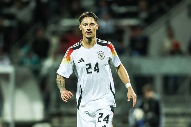 Sport, Soccer, National team Season 2023 24 UEFA International match Germany Ukraine 03 06 2024, Max Morlock Stadium Nuremberg Robin Koch Germany, 24 Nuremberg Max Morlock Stadium Bayern Germany