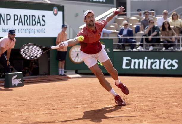 Novak Djokovic of Serbia in action French Open Tennis, Day 9, Tennis, Roland Garros, Paris, France - 03 June 2024  Copyright: xEllaxLing Shutterstockx 14519130bf