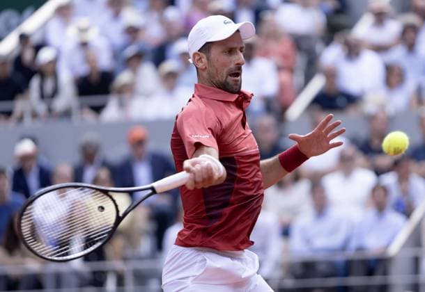 Novak Djokovic of Serbia in action French Open Tennis, Day 9, Tennis, Roland Garros, Paris, France - 03 June 2024  Copyright: xEllaxLing Shutterstockx 14519130da