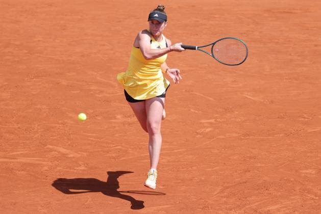 Elina Svitolina, UKR, during fourth round of 2024 French Open at Roland Garros, Paris, 03 06 2024