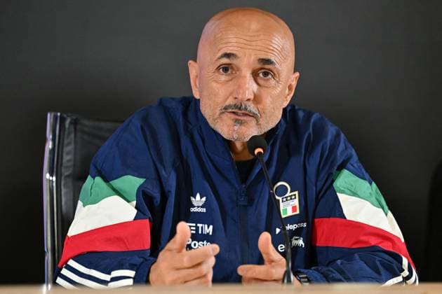UEFA European Football Championship - press conference, PK, Pressekonferenz Head coach of Italy Luciano Spalletti during Press conference, UEFA European Football Championship in Florence, Italy, June 03 2024 Florence Italy  Copyright: xIPAxSport ABACAx