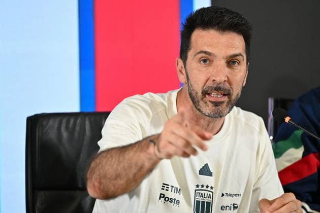 UEFA European Football Championship - press conference, PK, Pressekonferenz Chief of Italian delegation Gianlugi Buffon during Press conference, UEFA European Football Championship in Florence, Italy, June 03 2024 Florence Italy  Copyright: xIPAxSport ABACAx