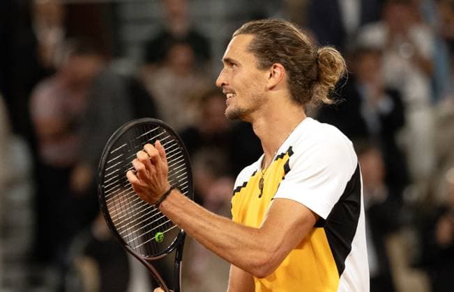 2024 Roland Garros Alexander Zverev GER vs Holger Rune DEN
