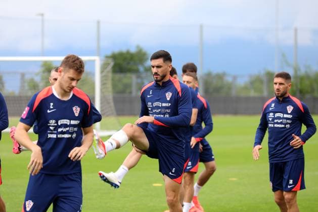 Croatia National Football Team - Training Session Josip Sutalo of Croatia during training session of the Croatian national football team at the HNK Rijeka stadium in Rijeka, Croatia, on June 4, 2024. as part of preparations for the UEFA EURO, EM, Europameisterschaft,Fussball 2024. GoranxKovacic PIXSELL