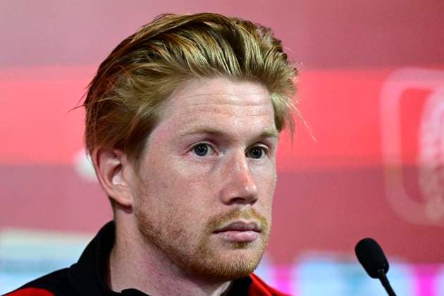 Media Activities of the Belgian National Football team - 20240604 TUBIZE, BELGIUM - JUNE 04 : De Bruyne Kevin forward of Belgium pictured during a press conference, PK, Pressekonferenz prior to the UEFA EURO, EM, Europameisterschaft,Fussball 2024 European Football Championship at the Belgian National Football center on June 04, 2024 in Tubize, Belgium, 04 06 2024 Tubize Belgium  Copyright: xPeterxDexVoechtx