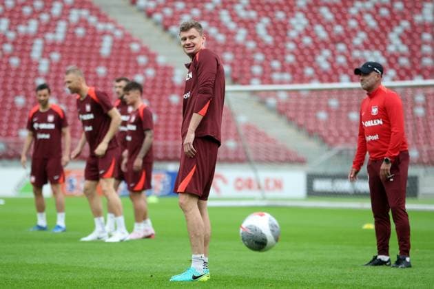 WARSZAWA 04.06.2024 TRENING REPREZENTACJI POLSKI--- POLISH FOOTBALL national team, Nationalteam TRAINING SESSION IN WARSAW PAWEL DAWIDOWICZ FOT. PIOTR KUCZA FOTOPYK NEWSPIX.PL --- Newspix.pl POLAND OUT!  240604PYK024