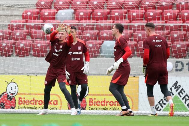 WARSZAWA 04.06.2024 TRENING REPREZENTACJI POLSKI--- POLISH FOOTBALL national team, Nationalteam TRAINING SESSION IN WARSAW LUKASZ SKORUPSKI MATEUSZ KOCHALSKI WOJCIECH SZCZESNY MARCIN BULKA FOT. PIOTR KUCZA FOTOPYK NEWSPIX.PL --- Newspix.pl POLAND OUT!  240604PYK083