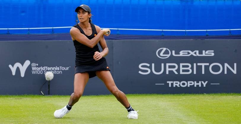 Great Britain s Naiktha Bains Lexus Surbiton Trophy, Day 2, Tennis, Surbiton Racket & Fitness Club, London, UK - 04 June 2024  Copyright: xDavexShopland Shutterstockx 14522071s
