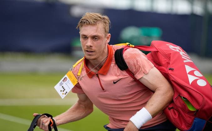 Canada s Denis Shapovalov is beaten in 1st round by Australia s Aleksander Vukic in straight sets Lexus Surbiton Trophy, Day 2, Tennis, Surbiton Racket & Fitness Club, London, UK - 04 June 2024  Copyright: xDavexShopland Shutterstockx 14522071ag