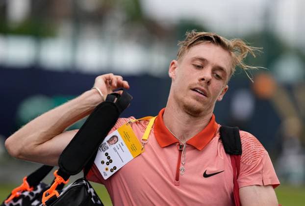 Canada s Denis Shapovalov is beaten in 1st round by Australia s Aleksander Vukic in straight sets Lexus Surbiton Trophy, Day 2, Tennis, Surbiton Racket & Fitness Club, London, UK - 04 June 2024  Copyright: xDavexShopland Shutterstockx 14522071ae