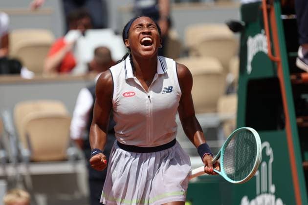 ROLAND GARROS PHOTOPQR LE PARISIEN Le Parisien Arnaud Journois ; PARIS ; 04 06 2024 ; TENNIS , ROLAND GARROS 2024 , SIMPLE DAMES , COURT PHILIPPE CHATRIER 04 06 2024 QUART DE FINALE ONS JABEUR vs COCO GAUFF PHOTO LE PARISIEN ARNAUD JOURNOIS June 4, 2024 Roland Garros french open PARIS France  Copyright: xPHOTOPQR LExPARISIEN MAXPPPxLexParisienx xArnaudxJournoisx 20240604LPA6835 20240604LPA6835