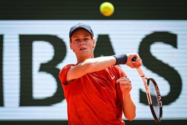 June 4, 2024, Paris, France, France: Jannik SINNER of Italy during the tenth day of Roland-Garros 2024, French Open 2024, Grand Slam tennis tournament at the Roland-Garros Stadium on June 04, 2024 in Paris, France. Paris France - ZUMAm308 20240604_zsp_m308_015 Copyright: xMatthieuxMirvillex