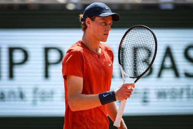 June 4, 2024, Paris, France, France: Jannik SINNER of Italy celebrates his point during the tenth day of Roland-Garros 2024, French Open 2024, Grand Slam tennis tournament at the Roland-Garros Stadium on June 04, 2024 in Paris, France. Paris France - ZUMAm308 20240604_zsp_m308_016 Copyright: xMatthieuxMirvillex
