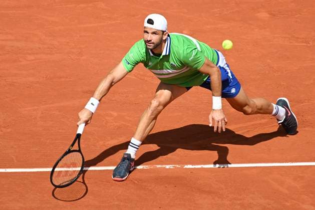 Grigor Dimitrov (BUL) Vs Jannik Sinner (ITA) TENNIS : Roland Garros 2024 - 04 06 2024 MichaelBaucher Panoramic 