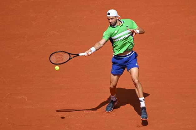 Grigor Dimitrov (BUL) Vs Jannik Sinner (ITA) TENNIS : Roland Garros 2024 - 04 06 2024 MichaelBaucher Panoramic 