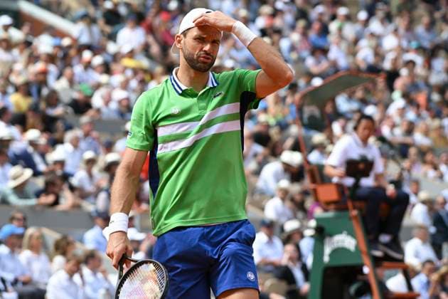 Grigor Dimitrov (BUL) Vs Jannik Sinner (ITA) TENNIS : Roland Garros 2024 - 04 06 2024 MichaelBaucher Panoramic 