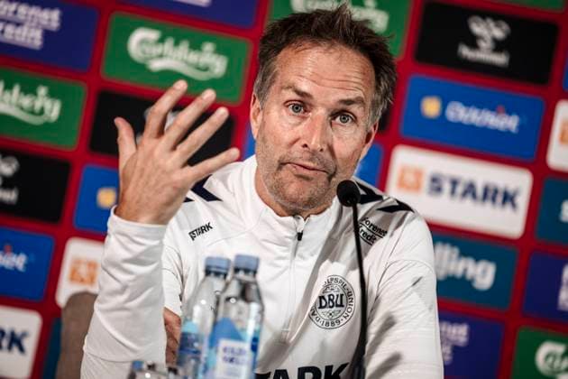 National Coach Kasper Hjulmand during the press conference with the national football team in Helsingoer on Tuesday, June 4, 2024 Denmark will play in Group C at the EM 2024 finals Photo Thomas Traasdahl Scanpix 2024 , Elsinore Denmark  Copyright: ThomasxTraasdahl RitzauScanpix ThomasxTraasdahlx spdk20240604-165039-L