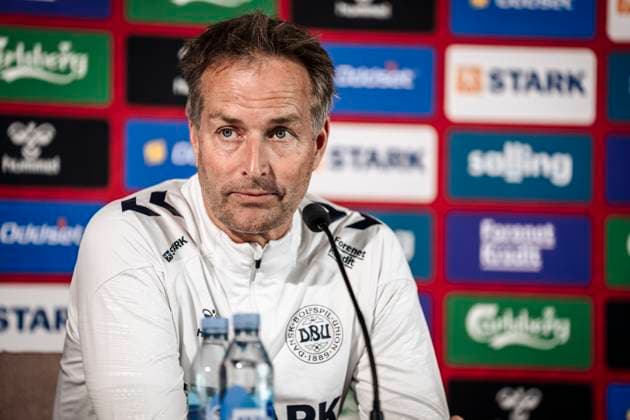 National coach Kasper Hjulmand during the press conference with the national football team in Helsingoer on Tuesday, June 4, 2024 Denmark is to play in Group C at the EM 2024 finals Photo Thomas Traasdahl Scanpix 2024 , Elsinore Denmark  Copyright: ThomasxTraasdahl RitzauScanpix ThomasxTraasdahlx spdk20240604-163552-L