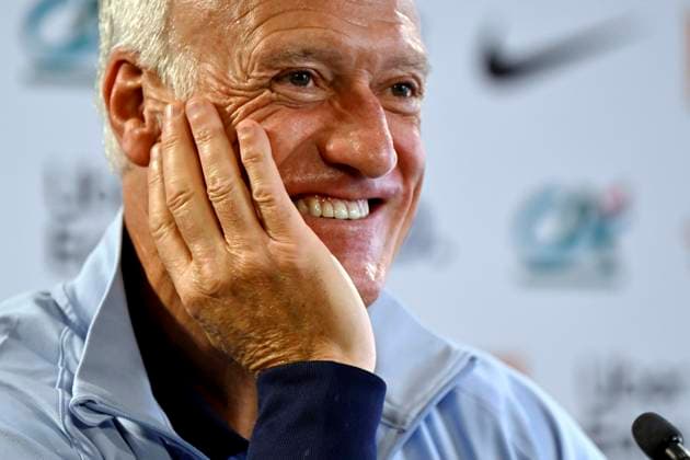 CP DES BLEUS PHOTOPQR L EST REPUBLICAIN Alexandre MARCHI ; METZ ; 04 06 2024 ; - EQUIPE DE FRANCE DE FOOTBALL - EURO 2024 - MATCH DE PREPARATION - CONFERENCE DE PRESSE. Stade Saint-Symphorien, Metz 4 juin 2024. Didier DESCHAMPS, sélectionneur de l Equipe de France, pendant la conférence de presse. PHOTO Alexandre MARCHI. Metz, France, june 4th 2024 press conference, PK, Pressekonferenz of France national team, Nationalteam before its preparation match for euro 2024 METZ Moselle France  Copyright: xPHOTOPQR L ESTxREPUBLICAIN MAXPPxAlexandrexMARCHIx 20240604NCY7755 20240604NCY7755