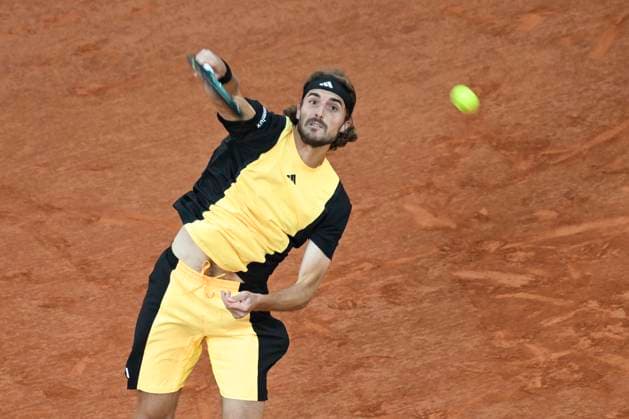 Stefanos Tsitsipas (GRE) Vs Carlos Alcaraz (ESP) TENNIS : Roland Garros 2024 - 04 06 2024 MichaelBaucher Panoramic 