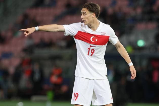 UEFA EUROPEAN FRIENDLY MATCH ITALY VS TURKEY IN BOLOGNA Bologna, Italy 4.06.2024: Kenan YÄ±ldÄ±z of Turky during Uefa European friendly football match Italy vs Turkey at Stadio Renato Dall™Ara in Bologna. BOLOGNA DALL ARA italy italy Copyright: xmarcoxiacobucci