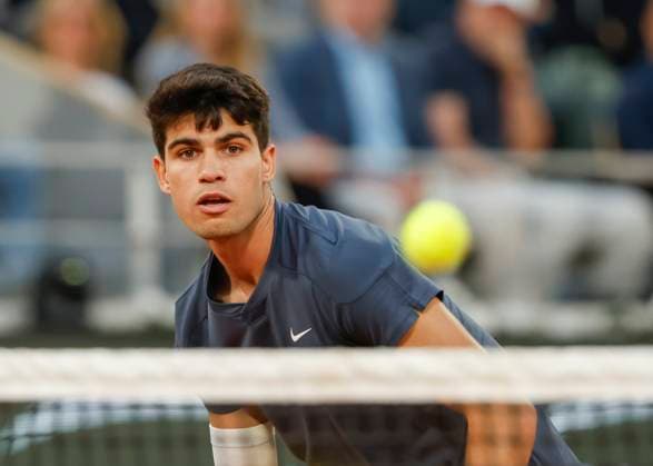 Carlos Alcaraz ESP Tennis French Open 2024 Roland Garros Paris France June 4, 2024 Copyright: xJuergenxHasenkopfx