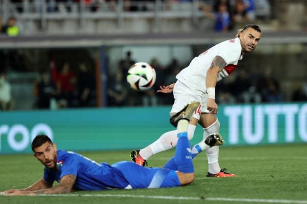 UEFA EUROPEAN FRIENDLY MATCH ITALY VS TURKEY IN BOLOGNA Bologna, Italy 4.06.2024: Yusuf YazÄ±cÄ± of Turky during Uefa European friendly football match Italy vs Turkey at Stadio Renato Dall™Ara in Bologna. BOLOGNA DALL ARA italy italy Copyright: xmarcoxiacobucci