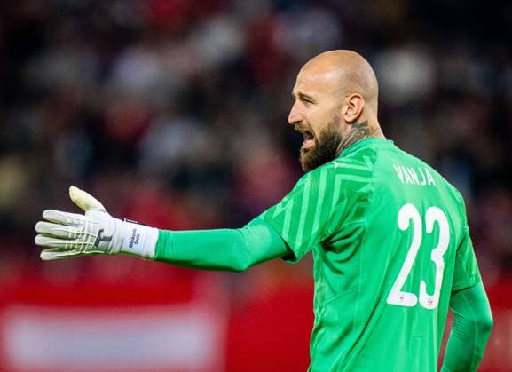 SOCCER - AUT vs SRB, test match VIENNA,AUSTRIA,04.JUN.24 - SOCCER - OEFB International Friendly, Länderspiel, Nationalmannschaft match, Austria vs Serbia. Image shows Vanja Milinkovic-Savic (SRB).  GEPAxpictures xEdgarxEisner