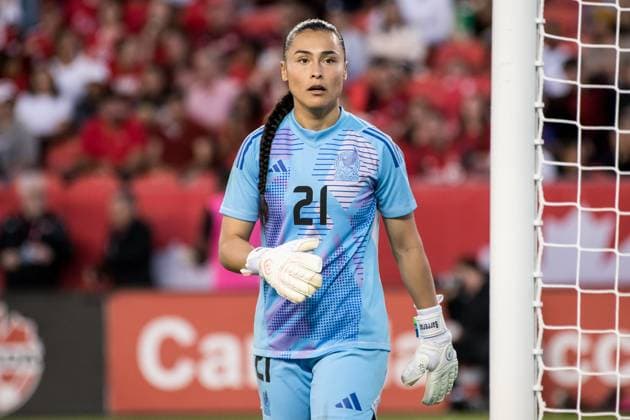 June 4, 2024, Toronto, Ontario, Canada: Esthefanny Barreras 21 of Mexico in action during an International Friendly, Länderspiel, Nationalmannschaft match at BMO Field. The game ended 1-1. Toronto Canada - ZUMAs197 20240604_aaa_s197_442 Copyright: xAngelxMarchinix