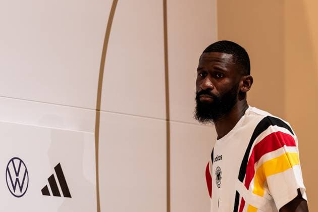 Training camp preparation UEFA EURO 2024 Germany 05 06 2024 Antonio Rüdiger Germany Training camp preparation UEFA EURO 2024 Germany Press conference HerzoBase, Herzogenaurach on 05 06 2024 Copyright: xBEAUTIFULxSPORTS Wunderlx