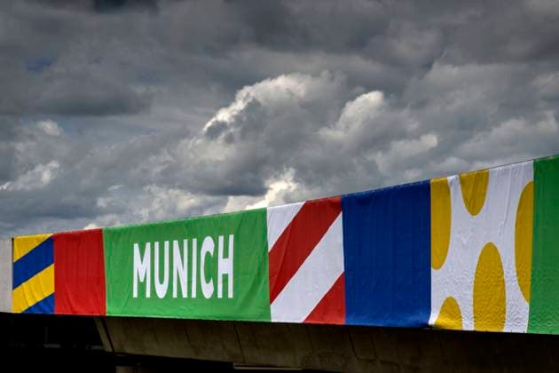 30 05 2024, European Football Championship 2024, The European Championship Stadium Munich Football Arena, thats the name of the Allianz Arena Munich during the European Championship,