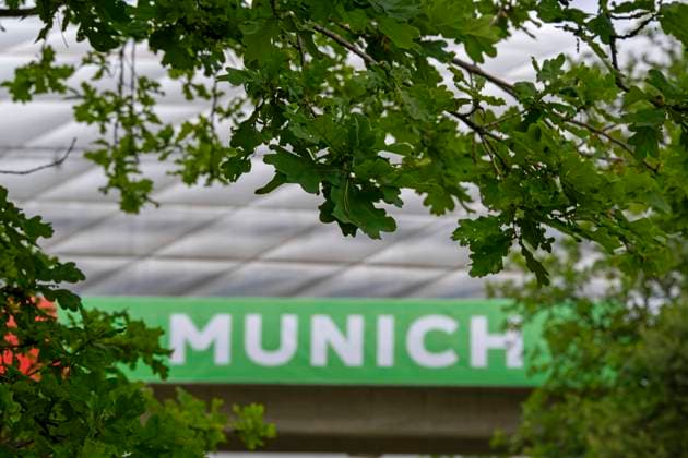 30 05 2024, European Football Championship 2024, The European Championship Stadium Munich Football Arena, this is the name of the Allianz Arena Munich during the European Championship, the original name has already been removed from the facade