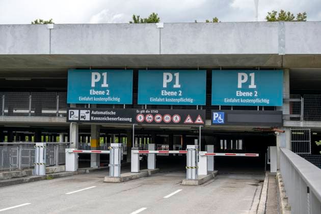 30 05 2024, European Football Championship 2024, The European Championship Stadium Munich Football Arena, Parking garage under the Esplanade, P1 level2